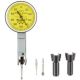 Brown & Sharpe 599-7032-14 Dial Test Indicator Set, Top Mounted, M1.4x0.3 Thread, 3.048mm Stem Dia., White Dial, 0-100-0 Reading, 28mm Dial Dia., 0-0.2mm Range, 0.002mm Graduation, +/-0.002mm Accuracy