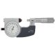 Mitutoyo 510-141 Dial Indicating Micrometer, Ratchet Stop, 0-25mm Range, 0.001mm Graduation, +/-0.001mm Accuracy