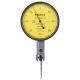 Mitutoyo 513-474E Dial Test Indicator, Basic Set, Horizontal Type, 8mm Stem Dia., Yellow Dial, 0-40-0 Reading, 40mm Dial Dia., 0-0.8mm Range, 0.01mm Graduation, +/-0.008mm Accuracy, With 2mm Ruby Tip