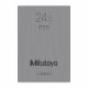 Mitutoyo Series 6116645-131, 24.5mm Steel Gauge Block, Grade 1 Metric (BS 4311: Part 1 1993) 