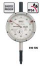 Mahr 4315000 Waterproof  Plunger Indicators  Accuracy: DIN 878 Graduation: 0.01mm Model: 810SW Range: 10mm Reading:0-100 Clockwise Stem:8mm Type: Waterproof version