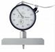 Mitutoyo 7220 Dial Depth Gauge, Range 0-200mm, Graduation .01mm , Stroke 10mm, Accuracy +/-0.015mm, Base 100 X 18mm , With 5 Extension Rods, 10, 20, 30, 30, 100mm