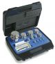 Kern 323-054-600 F1 Sets 1mg-500g are in a plastic case Cylindrical shape, polished stainless steel Milligram weights in a removable plastic box Dust-brush,tweezers and gloves to handle the weights DKD calibration certificate included