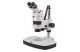 Motic PK40600201 Motic K-401L Series Microscope  magnification from 6x ,12x, 25x and 50X With Incident and Transmitted light large working area stand, 12V/10W halogen illumination with intensity control