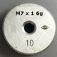 M71GR Go Thread Ring Gauge Metric Class 6g Description : Go Ring Gauge Size : M7 X 1.00 Class : 6g 