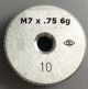 M775GR Metric Go Ring 6g Description : Go Ring Gauge Size : M7 x  0.75 Class : 6g 