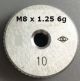 M8125GR Go Thread Ring Gauge Metric Class 6g Description : Go Ring Gauge Size : M8 X 1.25 Class : 6g 