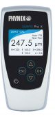 Phynix 111134  Paint Thickness Gauge Surfix® Pro X coating thickness measurement gauges with brilliant high-resolution color display. Depending on probe up to 30 mm range. Depending on probe up to ± (0,7 µm + 1 % of measurement). Resolution	0,1 µm or <0,2