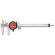 R120A-6  Dial Calipers Dial Slide Caliper with Red Dial, Stainless Steel, 0-6